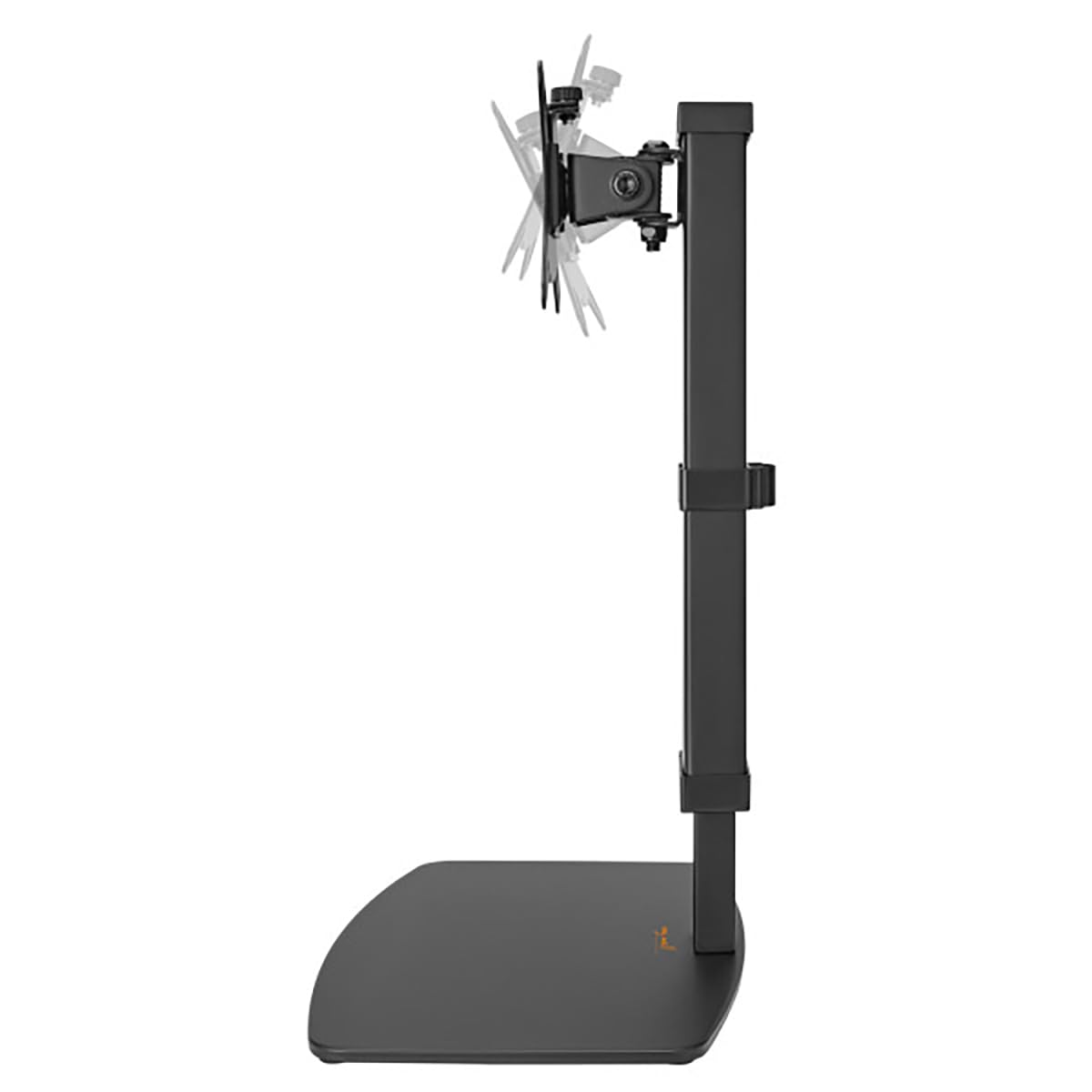 myWall HL 55 L Support de Bureau pour écrans de 17" à 32", jusqu'à 8 kg, réglage de la Hauteur sur 10 Niveaux, pivotant, inclinable, VESA 75/100, Noir