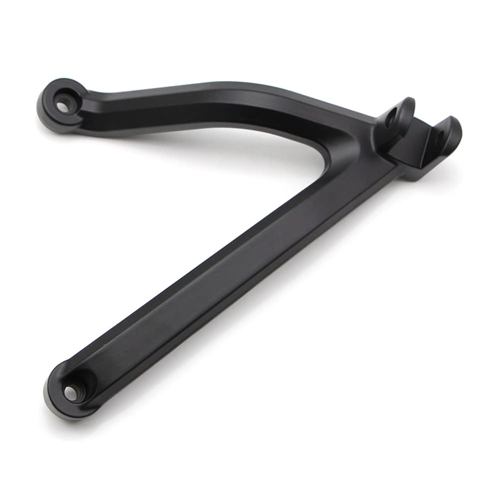 Dreamseek Pedal de pie trasero de motocicleta + soporte para Harley Sportster S 1250 RH1250 2021 2022 CNC componente de montaje de estribera de aluminio (negro mate)