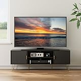HEYZOEY Mueble de TV para Sala de Estar, Negro