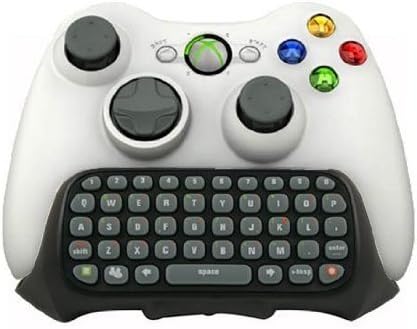 Dcolor Full QWERTY Text Chat Messaging Pad Chatpad Keyboard for Xbox 360 Live Games Controller