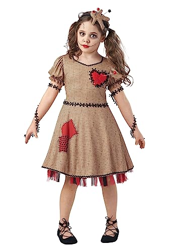 Disfraz Clásico de Muñeca Vudú para Niñas miniatura 1