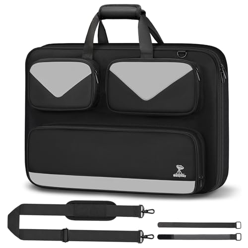 Bosynoy Carrying Case Compatible with Starlink Gen 3, Shockproof Travel Bag Fit for Starlink Accessories with Tripod Storage, Waterproof Laptop Briefcases with Inner Pocket for RV and Outdoor Trips