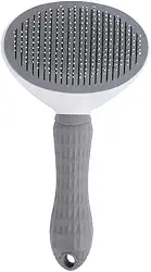 Rasqueadeira para Cães - Limpeza Profunda para Cachorros e Gatos de Pelos Longos e Curtos(1,cinzento)