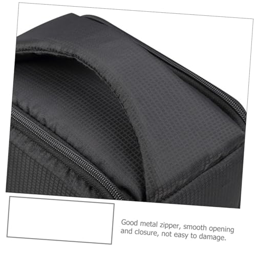 Bolsa de cámara resistente a golpes y polvo con compartimento multifuncional negro 3