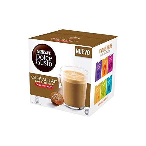 NESTLE 12293457 CAPSULA Cafe CAPSULAS Cafe con Leche DESCAF.3 * 16