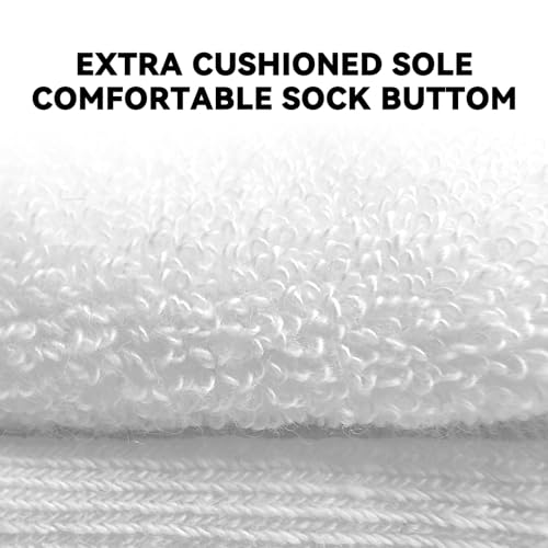 bigvalley Men's Essential Cotton Dress Crew Socks, Classic - Cushioned Athletic Comfort for Casual and Sports3