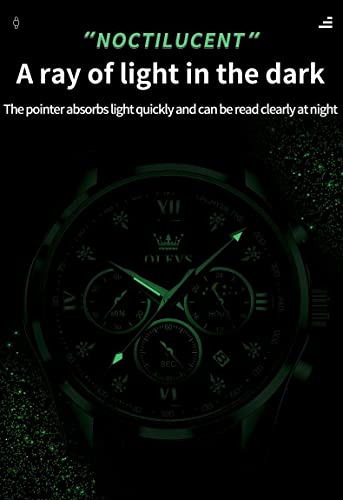 OLEVS Ladies Luxury Gold Silver Stainless Steel Quartz Watch Waterproof Date