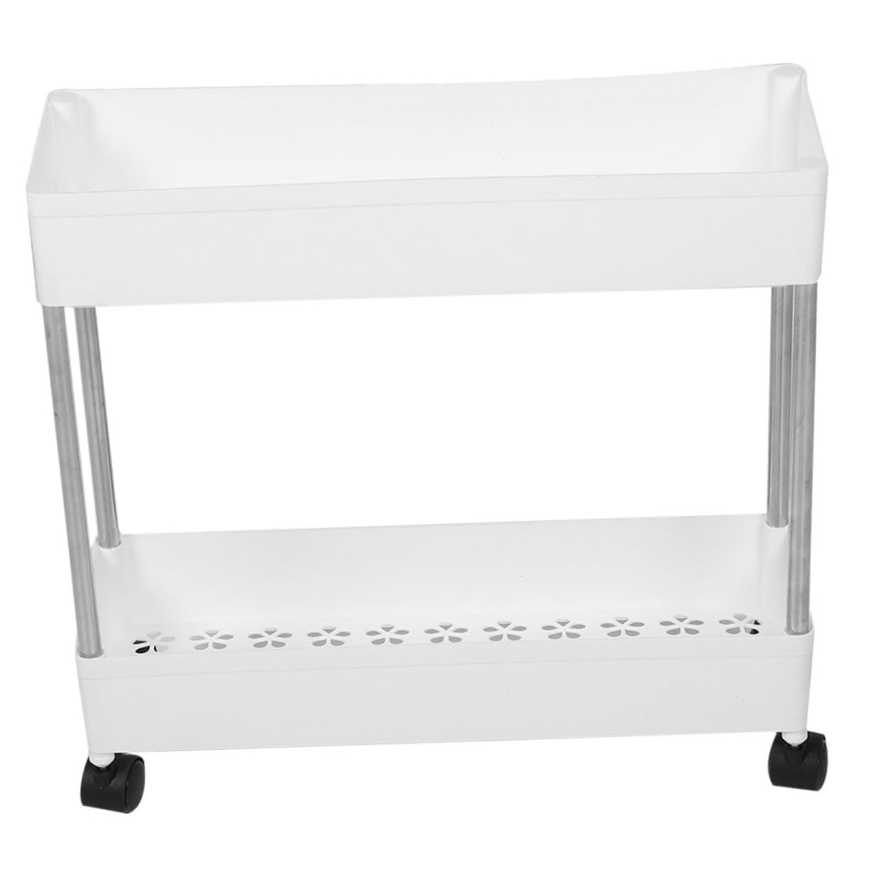 Sosoport Chariot à roulettes pour Rangement Chariot Mobile Multicouche Étagère De Rangement pour Cuisine Et Salle De Bain