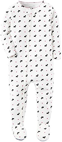 Carter's Baby Girls' 1 Pc Cotton 331g182, White Terrier, 24M