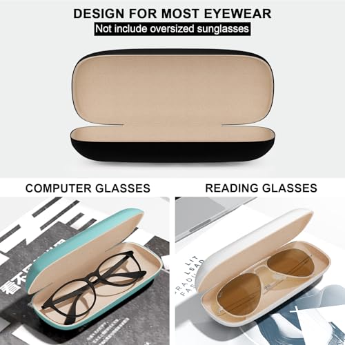 Image of Eyeglasses Case, Hard Shell Protective Case for Glasses, Unisex for Women Men