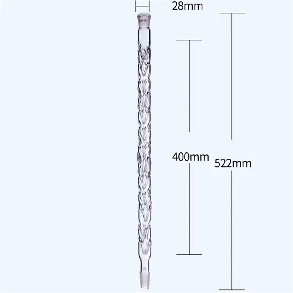 300/400mm 19/26 24/29 Joint Fraktionierte Destillation Labrotary Glaswaren Experiment(400mm 24-29)