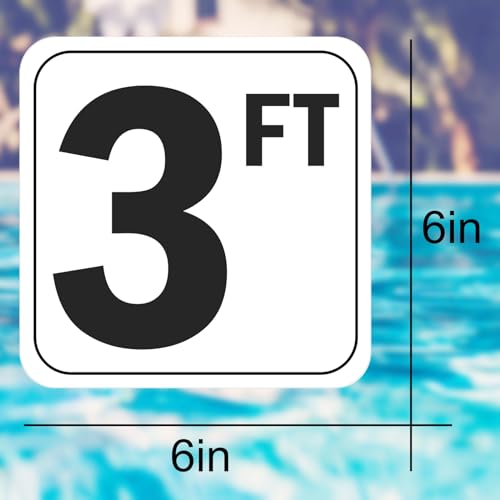 Marcadores Antideslizantes para Piscina 6x6 Pulgadas miniatura 2