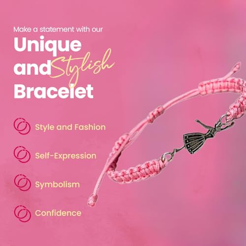 Sportybella Braided Dance Charm Bracelet - Gift For Dance Recitals & Dancers3