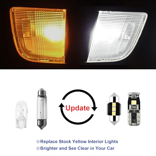 Kit 8 Lámparas LED Interior para Toyota RAV4 2016-2022 miniatura 4