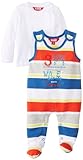  Kanz Baby - Jungen Strampler + T-Shirt 1/1 Arm 1432611, Gestreift, Gr. 50, Mehrfarbig (Y/D Stripe Multicolored 0001)
