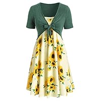 Algopix Similar Product 4 - VonVonCo Fashion Women Short Sleeve
