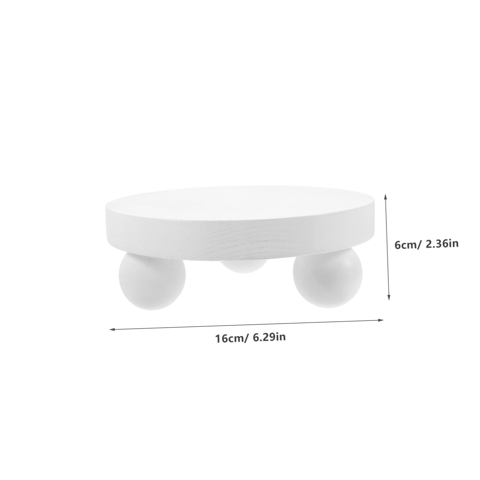 Hemobllo Tabouret De Photographie en Bois Poli À La Main Petit Tabouret Rond Décoratif pour Plantes pour Garçons Et Filles