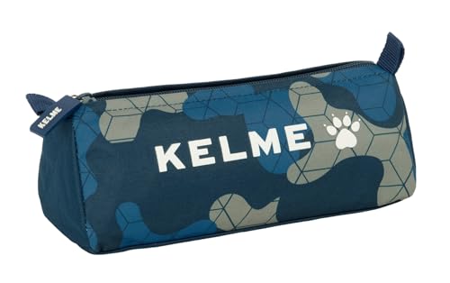 Safta Kelme Epic - Astuccio Per Bambini, Ideale Per Bambini In Età Scolastica, Comodo E Versatile, Qualità E Resistenza, 21 X 7 X 8 Cm, Blu Navy, M, C