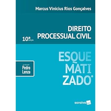 Capa do livro Direito processual civil esquematizado® - 10ª edição de 2019