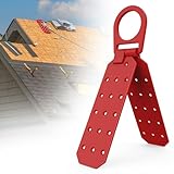 Gadgetzan Reusable Roof Anchor | Alloy Steel Fall Protection Anchor | High Stength D-ring Roofing Anchor | Temporary Roof Anchor for Industrial & Construction Use on Wood/Metal - 1 Pack