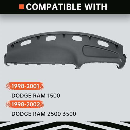 image for Kojem Dashboard Replacement Compatible with 1998-2002 Dodge Ram 1500 2
