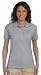 Jerzees womens 5.6 oz. 50/50 Jersey Polo with SpotShield(437W)-OXFORD-L