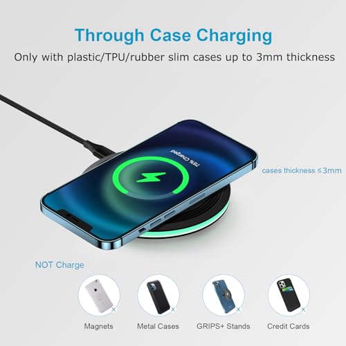 Chargeur sans fil 15W à induction rapide pour Samsung S25 - 3