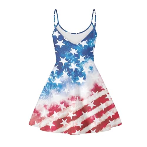 Image of Biyejit Women Casual Loose Dress Strap Long Summer Beach Swing Dress