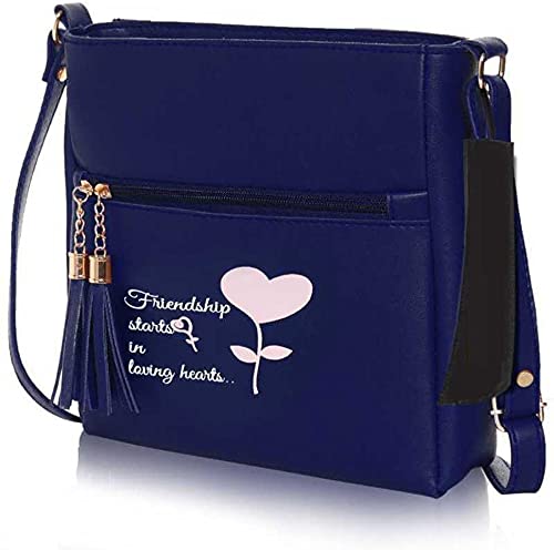 AALA STAR Women/Girls Cute Small Sling Bag Pack Of 1 Navy Blue