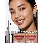 Lip Stain Peel Off Lip Liner Stain with Tweezer, Long Lasting Matte Lip Tint Tattoo, Highly Pigmented Color Lip Makeup, Waterproof Lipstick, Transfer-proof Lipstain for Women, Nude Pink - Image 3