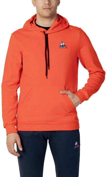 Le Coq SportifMen's Ess Hoody N°2 M Redle Coq Sportif Size X-Large Sweatshirt, Tech Red, XXL