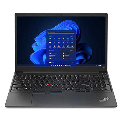 LenovoThinkPad E15 Gen 4 - Ordenador Portátil 15.6' FHD, (Intel Core i7-1255U, 16GB RAM, 512 SSD, Integrated Intel Iris Xe Graphics, Windows 11 Pro) Black -Teclado QWERTY Español
