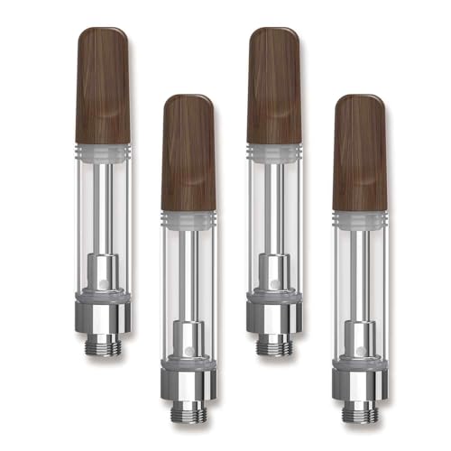 CannBro Einweg-Verdampfe,510er Gewinde,Ohne Nikotin/Ohne Flüssigkeit,Lebensmittelgeeignet · Kindersicher · Ideal Für CBD (Echtholz, 1.0ml, 4 Stück) CannBro Einweg-Verdampfe,510er Gewinde,Ohne Nikotin/Ohne Flüssigkeit,Lebensmittelgeeignet · Kindersicher · Ideal Für CBD (Echtholz, 1.0ml, 4 Stück)