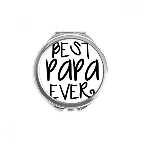 Miroir de poche meilleur papa pour les retouches en voyage