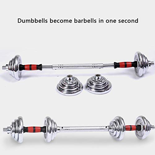 Halters Galvanische Dumbbells Armspiertrainingsapparatuur For Mannen Een Paar Dumbbell Sets Dubbele Veiligheidsmoeren… - Afbeelding 8