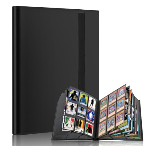 20 Pages Classeur Carte,Porte Cartes Rangements pour 360 Cartes,Portable Imperméable Albums pour...