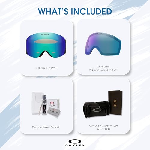 Oakley Flight Deck Pro L Goggles Bundle