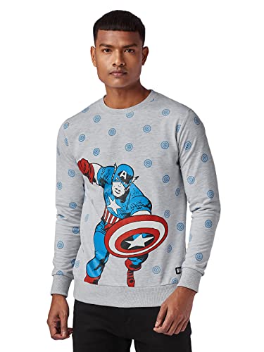Sweat Homme Gris Tom and Jerry idéal pour un weekend décontracté