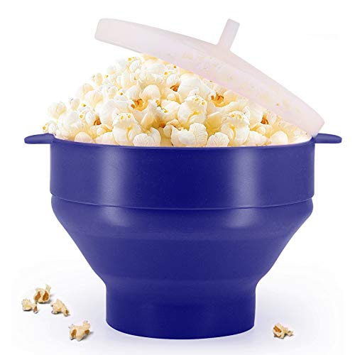 The Original Korcci Microwaveable Silicone Popcorn Popper, BPA Free Microwave