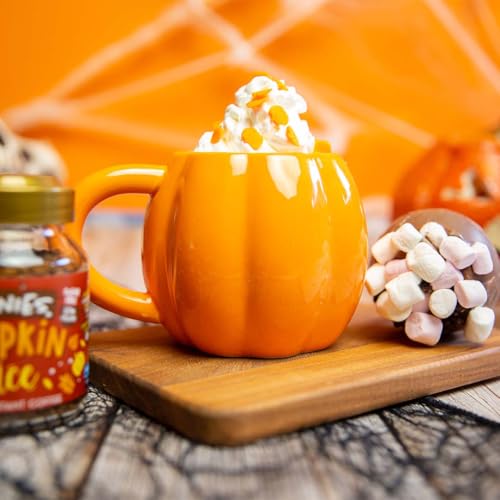 Beanies Instant Coffee with Pumpkin Spice Flavour, 400g (50g x 8 Pack) - Freeze-Dried Granules, Quick & Easy to Brew, Premium Taste, Rich in Flavour, Low-Calorie, Sugar-Free, Vegan