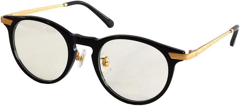 Tiger N' Bear 鯖江仕上げ PCメガネ βチタンフレーム 日本製レンズ コンビネーション ボストン ブラウンデミ×ゴールド NX