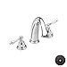 Newport Brass 3-856C Seaport Double Handle Roman Tub Faucet with Metal Lever Han, Flat Black