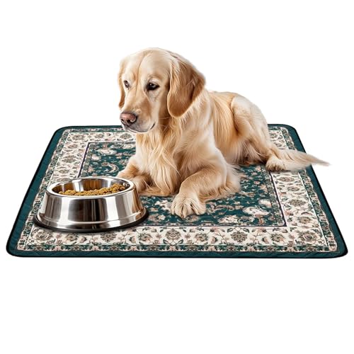 Empapadores para Perros,Alfombrilla Antideslizante de Absorción Rápida 50 x 50 cm,Empapadores Reutilizables para Cachorros | para Suelo Jaula Sofá Transportín Arenero Gato