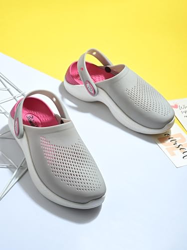 Image of Clogs for Women | Cushioned EVA Slip-On Sandals with Back Strap | Lightweight Anti-Slip Everyday Wear Footwear