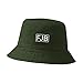 LexiuYibai Bucket Hat for Men Women FJB Anti Biden Embroidered Washed Cotton Unisex Bucket Hats (Green,7 1/2)