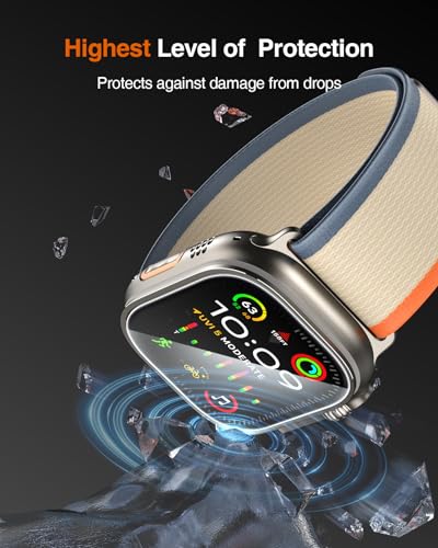 Image of LK 4 Pack for Apple Watch Ultra 3 /Ultra 2 /Ultra 49mm Screen Protector | 9H Tempered Glass [Install Tool Included] Touch Sensitive, HD Clarity, Shatterproof