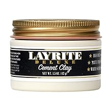 Layrite Deluxe Cement Clay, White, Mild Cream Soda, 1.5 Oz