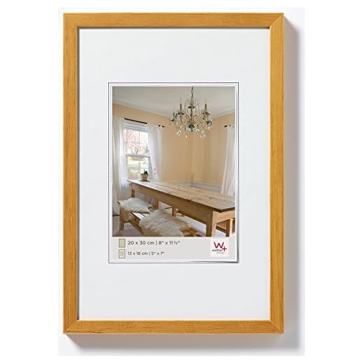 walther design BP460E Peppers bildram, trä, 40 x 60 cm, ek