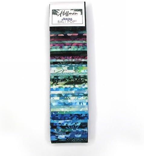 Hoffman Bali Pop BP 532 Aurora 2 1/2" Strips Fabric