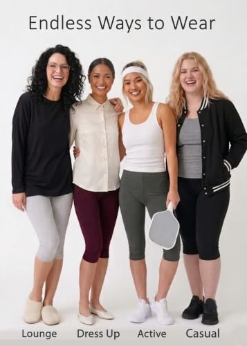 Image of STRETCH IS COMFORT Women's Ultra Buttery Smooth Cotton Leggings, Knee Length Leggings or Shorts | Small to 5X